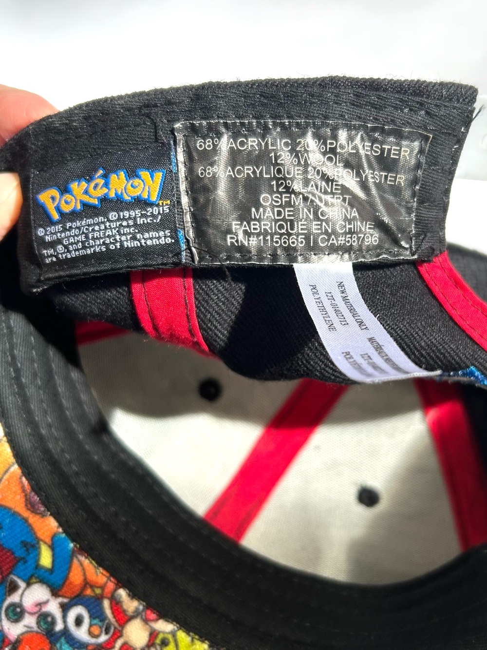 Pokémon Hat Official Snap Back Pokemon Cap Pokeball Full Bill SnapBack - Picture 7 of 10